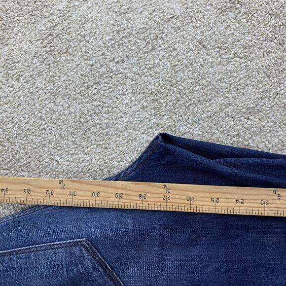 Judy Blue Skinny Fit Jeans Size 3/26 Frayed Hems Blue Women 27" Inseam 42-15 - Picture 9 of 10